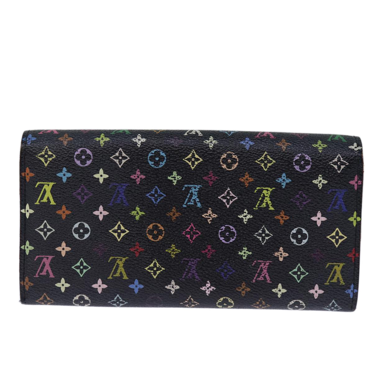 LOUIS VUITTON Monogram Multicolor PortefeuilleSarah Wallet M93747 Auth 73947 - 0