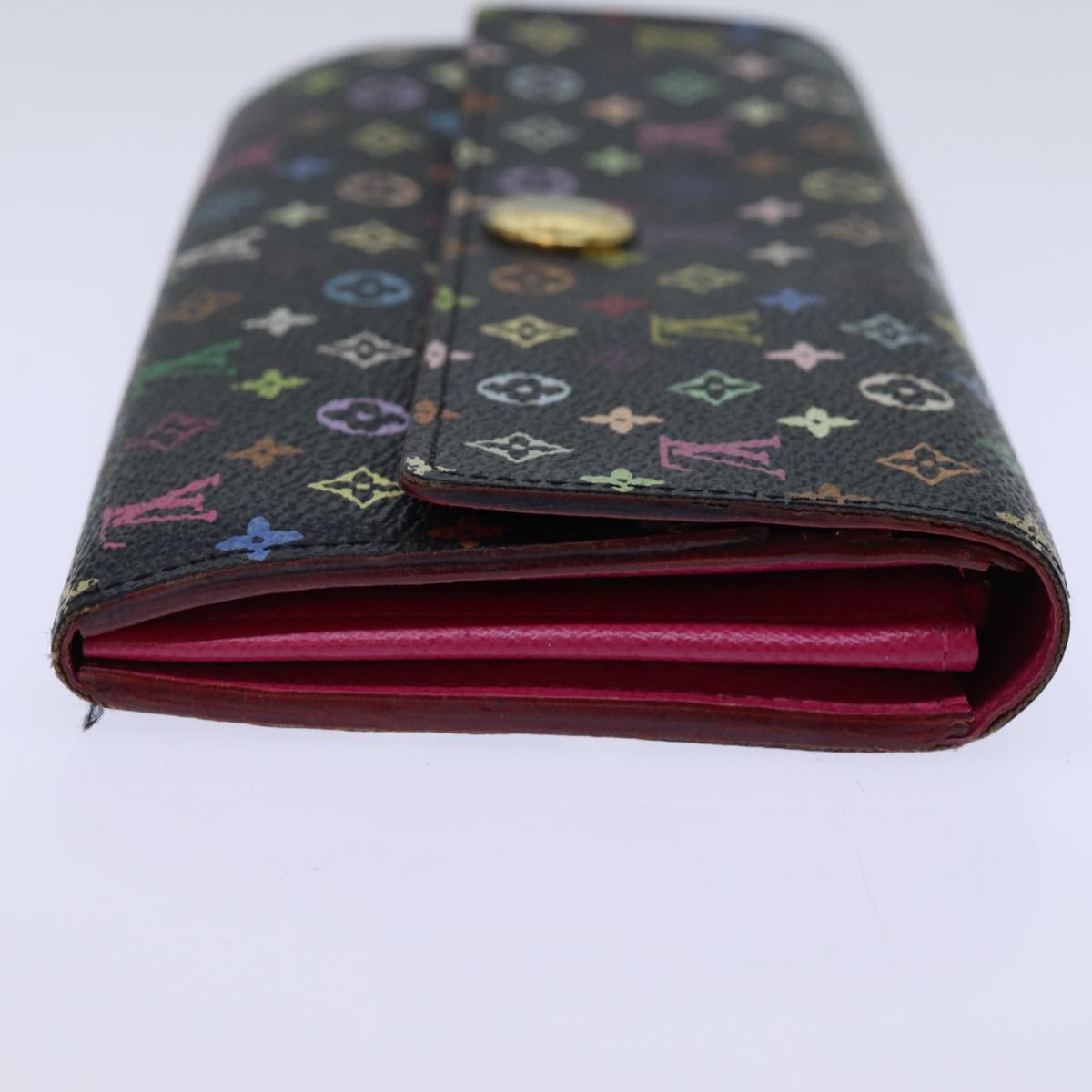 LOUIS VUITTON Monogram Multicolor PortefeuilleSarah Wallet M93747 Auth 73947