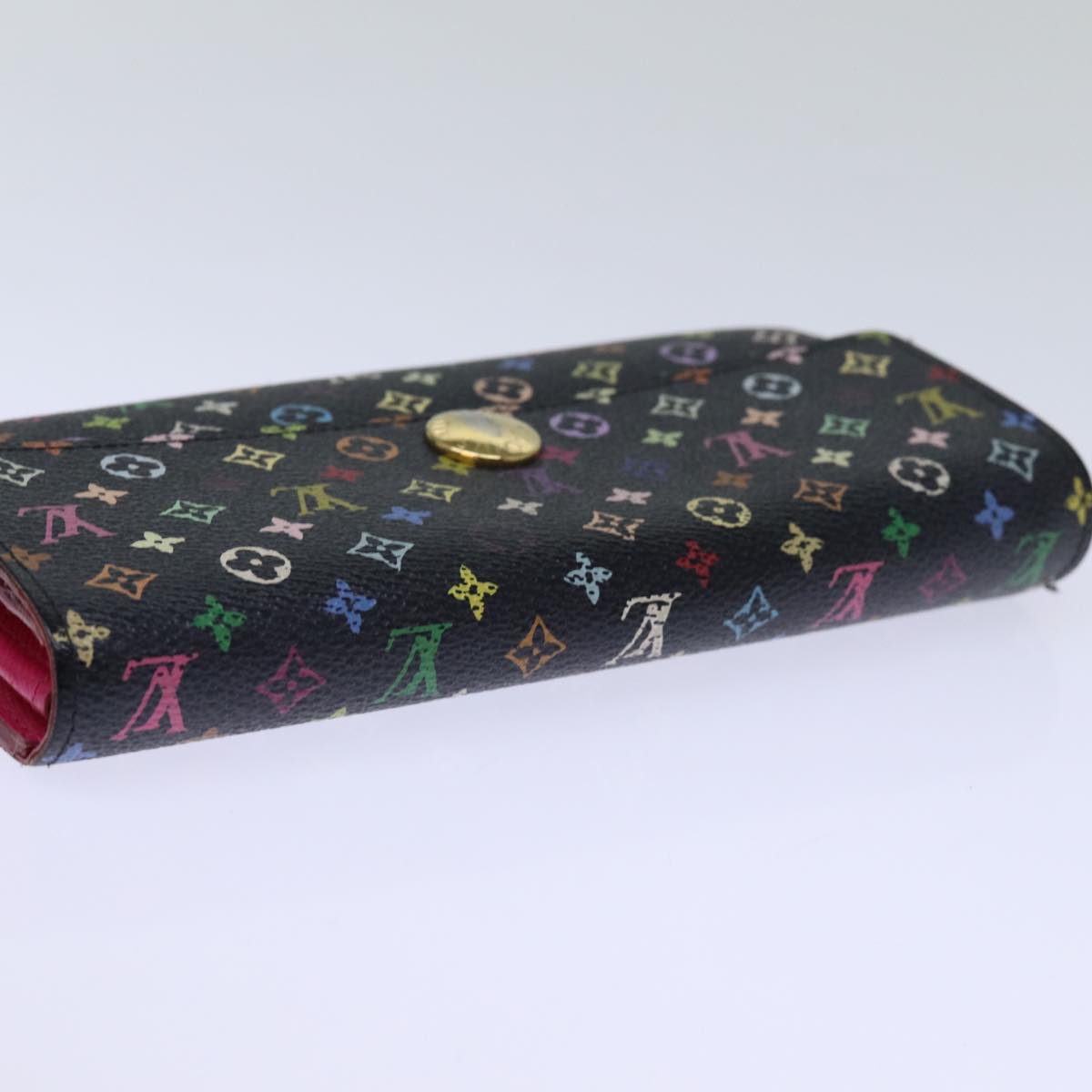 LOUIS VUITTON Monogram Multicolor PortefeuilleSarah Wallet M93747 Auth 73947