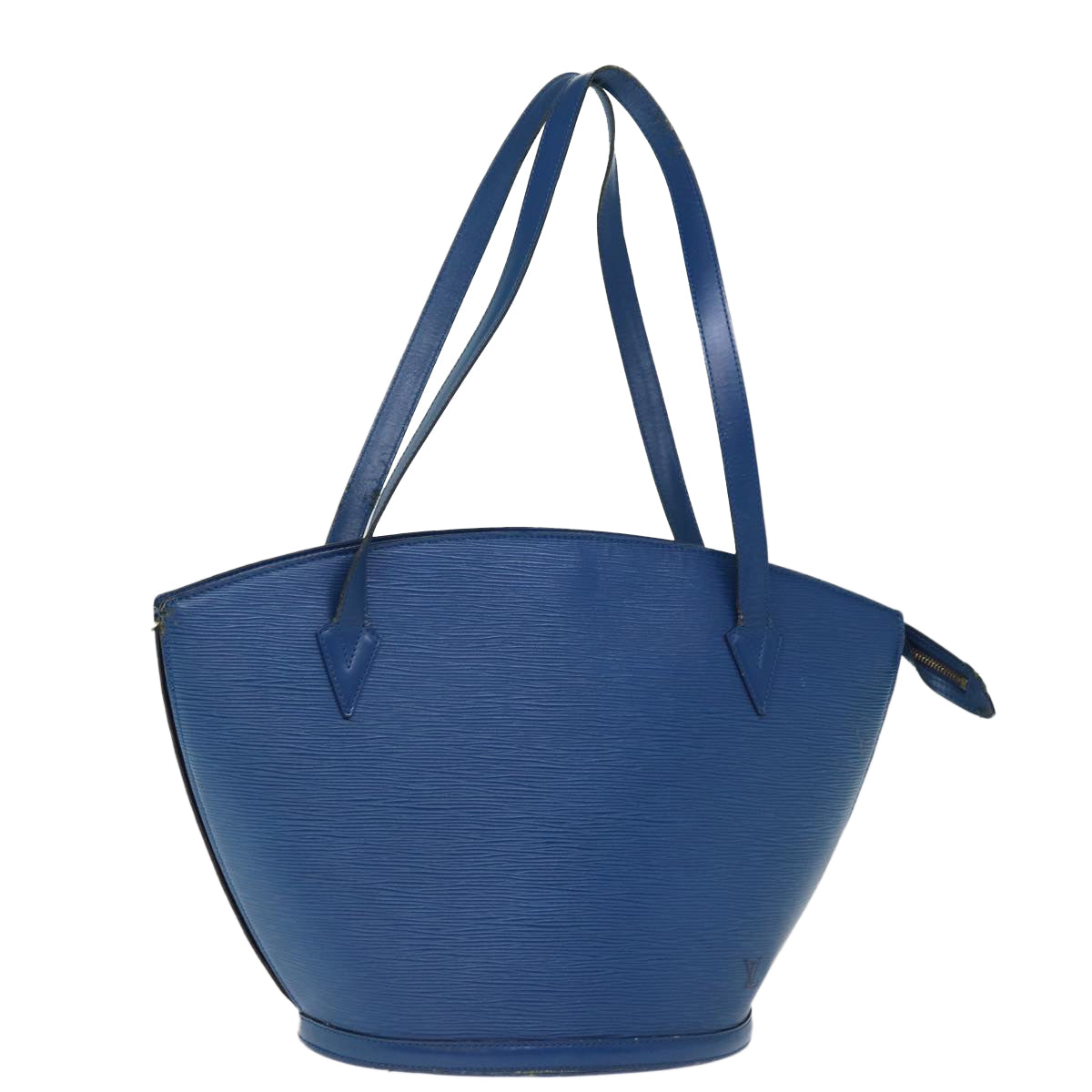 LOUIS VUITTON Epi Saint Jacques Shopping Shoulder Bag Blue M52275 Auth 73954