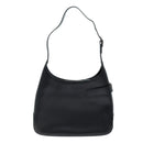 Salvatore Ferragamo Gancini Shoulder Bag patent Black Auth 73989-2