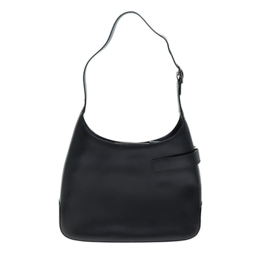 Salvatore Ferragamo Gancini Shoulder Bag patent Black Auth 73989 - 0