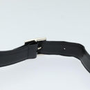 Salvatore Ferragamo Gancini Shoulder Bag patent Black Auth 73989-8