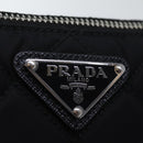 PRADA Chain Shoulder Bag Nylon 2way Black Auth 73993AM-19