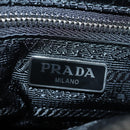 PRADA Chain Shoulder Bag Nylon 2way Black Auth 73993AM-20