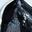 PRADA Chain Shoulder Bag Nylon 2way Black Auth 73993AM-22