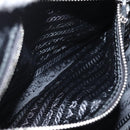 PRADA Chain Shoulder Bag Nylon 2way Black Auth 73993SAM-23