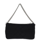 PRADA Chain Shoulder Bag Nylon 2way Black Auth 73993SAM-2