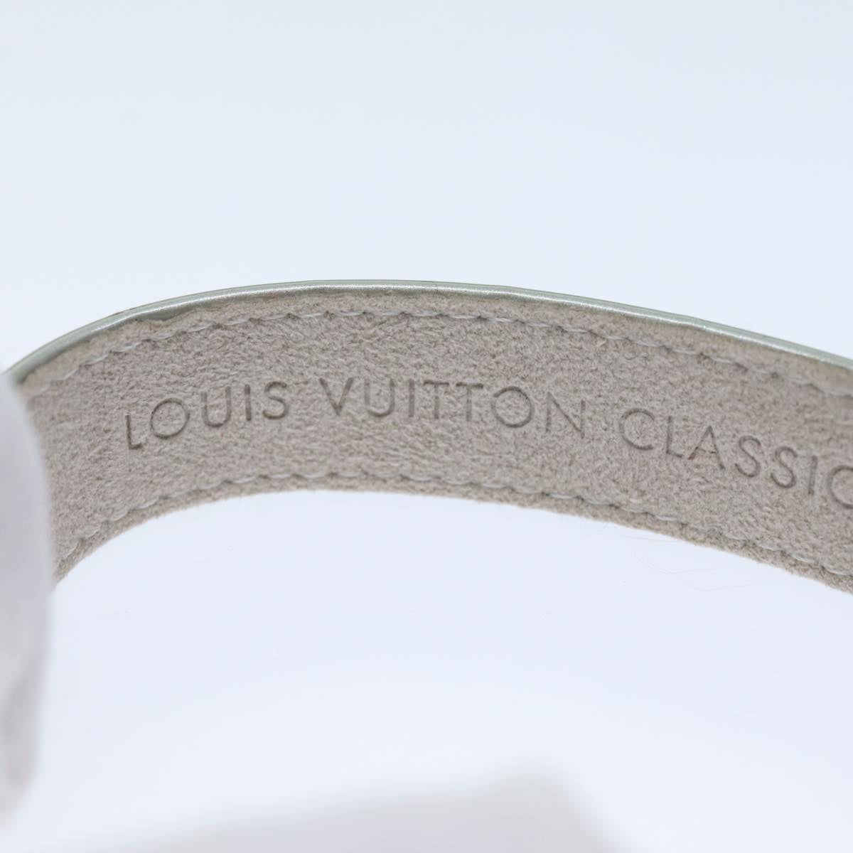 LOUIS VUITTON Monogram Vernis Bracelet 2001 Paris Only Gris LV Auth 74009