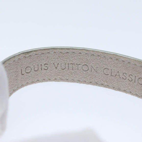 LOUIS VUITTON Monogram Vernis Bracelet 2001 Paris Only Gris LV Auth 74009