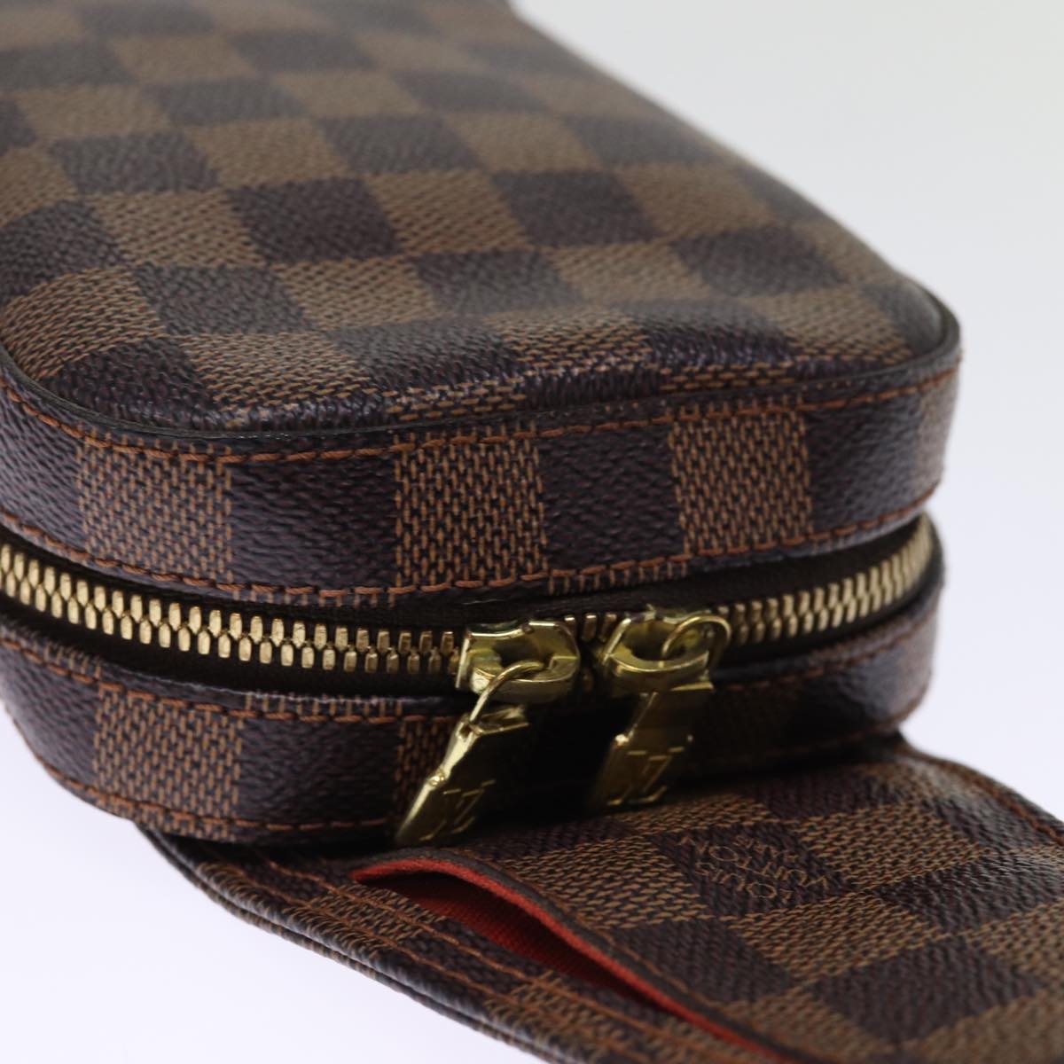 LOUIS VUITTON Damier Ebene Geronimos Shoulder Bag N51994 LV Auth 74020