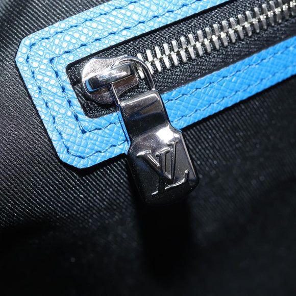 LOUIS VUITTON Taigalama Weekend Tote NM Tote Bag 2way Blue M31010 LV Auth 74022SM