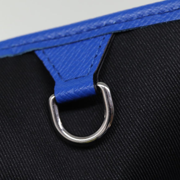 LOUIS VUITTON Taigalama Weekend Tote NM Tote Bag 2way Blue M31010 LV Auth 74022SM