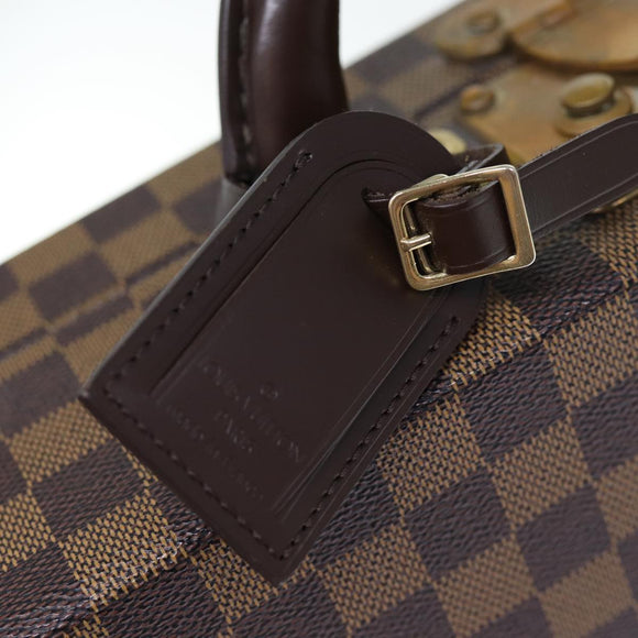 LOUIS VUITTON Damier Ebene Attache Case Hand Bag LV Auth 74042SM