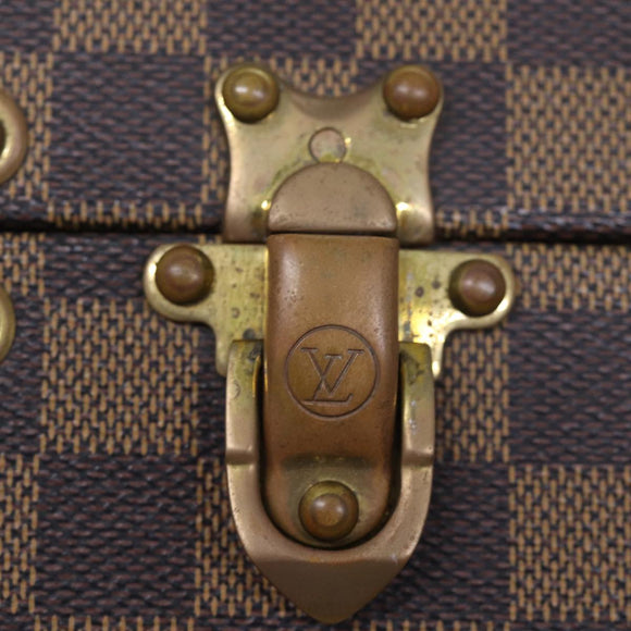 LOUIS VUITTON Damier Ebene Attache Case Hand Bag LV Auth 74042SM