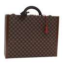 LOUIS VUITTON Damier Ebene Attache Case Hand Bag LV Auth 74042SM-1