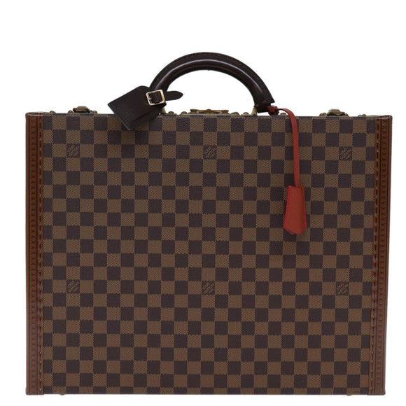 LOUIS VUITTON Damier Ebene Attache Case Hand Bag LV Auth 74042SM