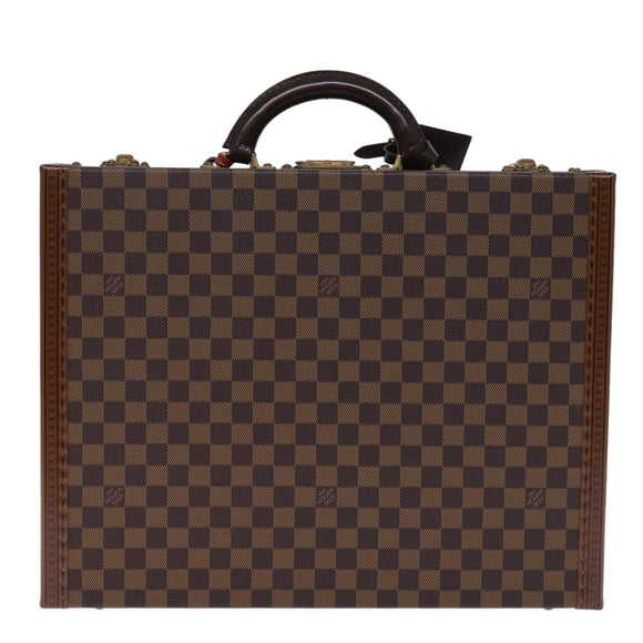 LOUIS VUITTON Damier Ebene Attache Case Hand Bag LV Auth 74042SM