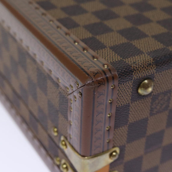 LOUIS VUITTON Damier Ebene Attache Case Hand Bag LV Auth 74042SM