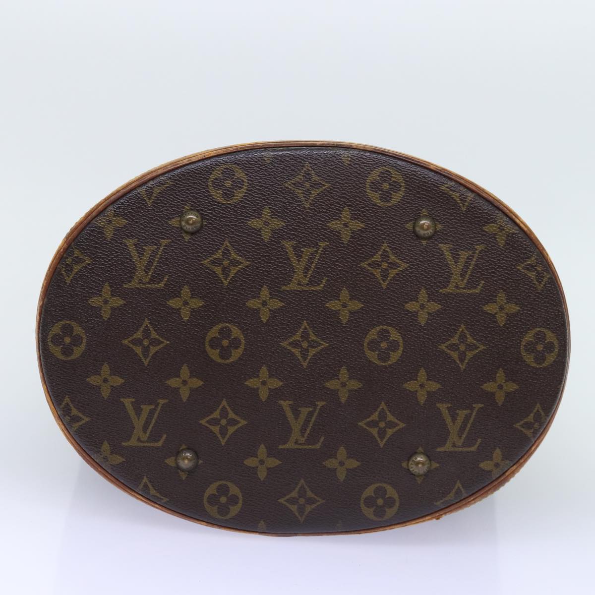 LOUIS VUITTON Monogram Bucket GM Shoulder Bag M42236 LV Auth 74078