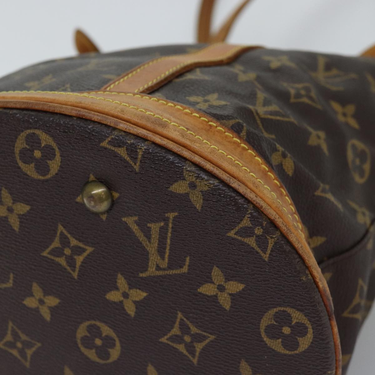 LOUIS VUITTON Monogram Bucket GM Shoulder Bag M42236 LV Auth 74079