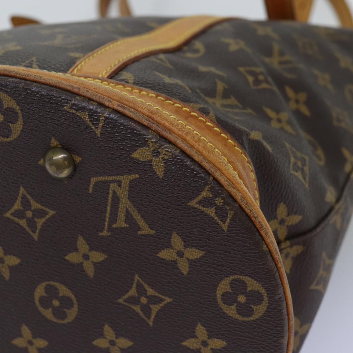 LOUIS VUITTON Monogram Bucket GM Shoulder Bag M42236 LV Auth 74079