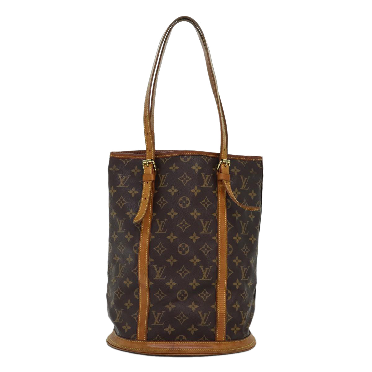 LOUIS VUITTON Monogram Bucket GM Shoulder Bag M42236 LV Auth 74079