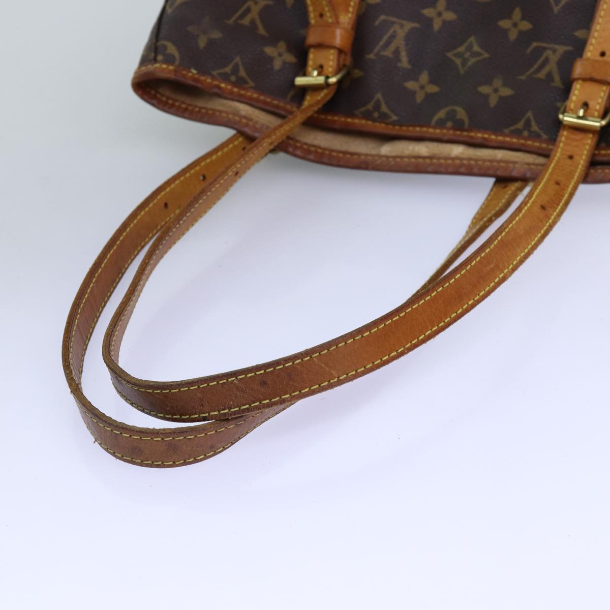 LOUIS VUITTON Monogram Bucket GM Shoulder Bag M42236 LV Auth 74079