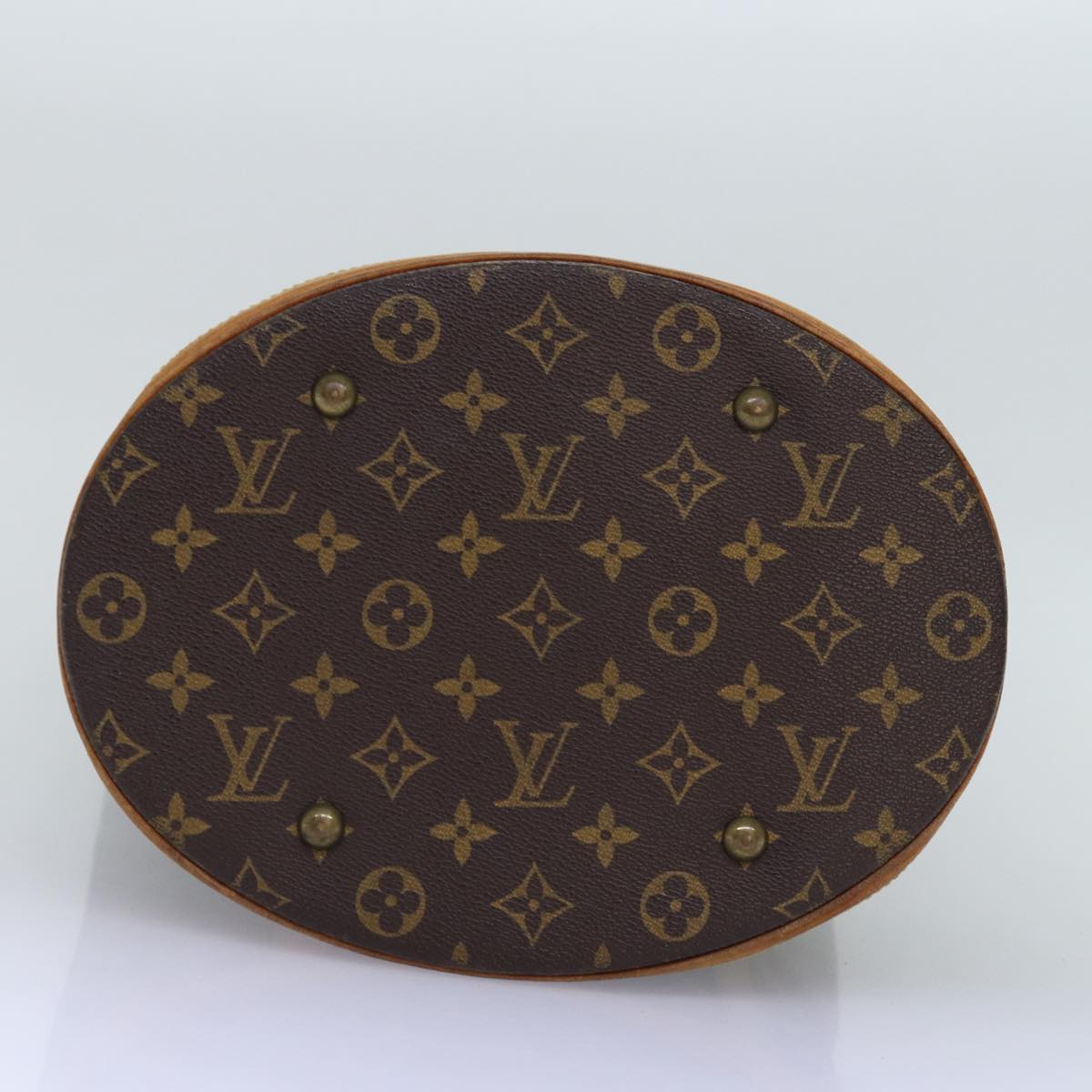 LOUIS VUITTON Monogram Bucket GM Shoulder Bag M42236 LV Auth 74079