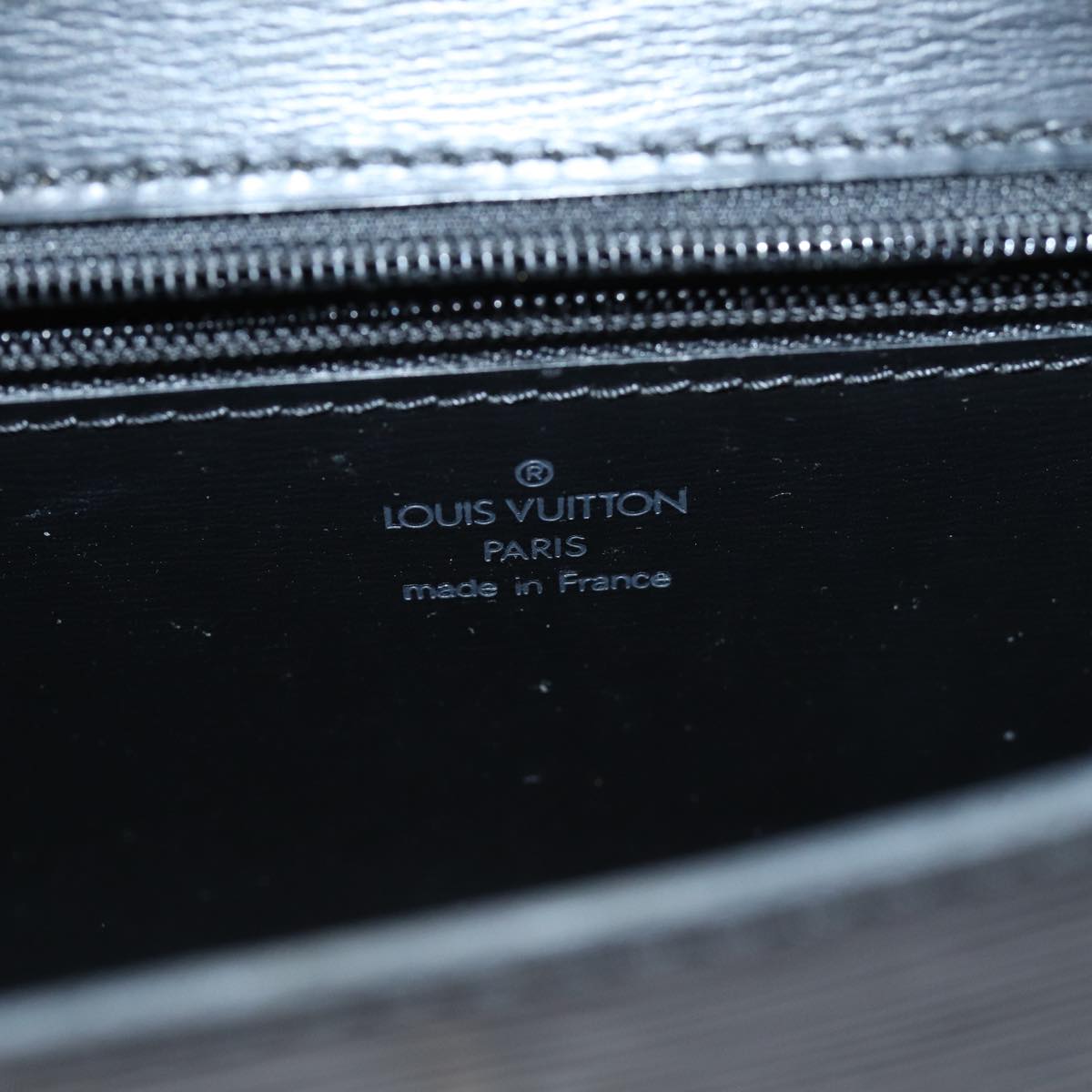 LOUIS VUITTON Epi Pochette Arche Shoulder Bag Black Noir M52572 LV Auth 74118