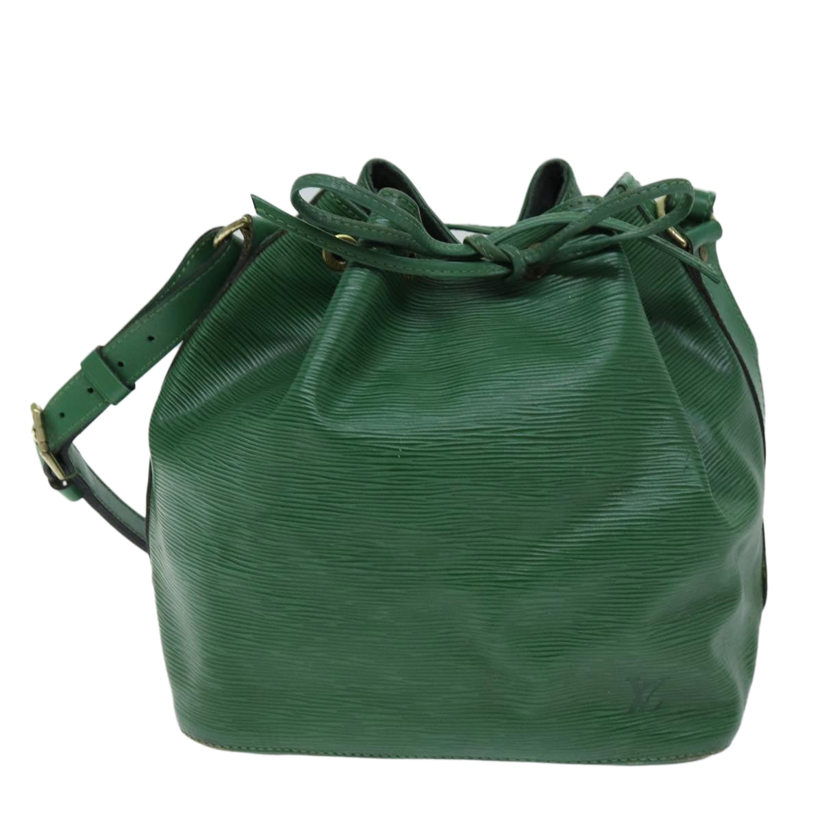 LOUIS VUITTON Epi Petit Noe Shoulder Bag Green M44104 LV Auth 74144