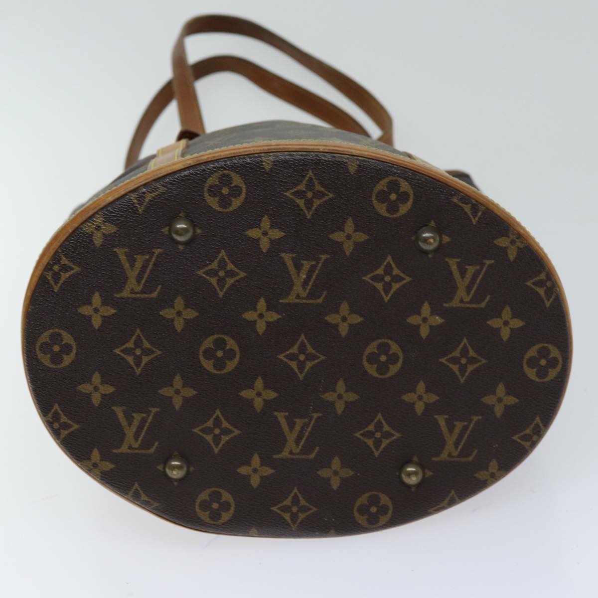 LOUIS VUITTON Monogram Bucket GM Shoulder Bag M42236 LV Auth 74163