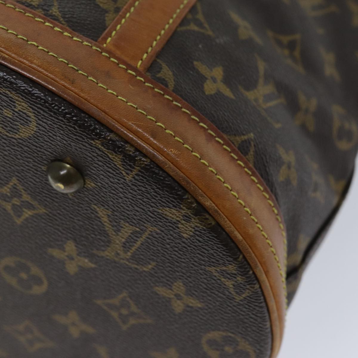 LOUIS VUITTON Monogram Bucket GM Shoulder Bag M42236 LV Auth 74163