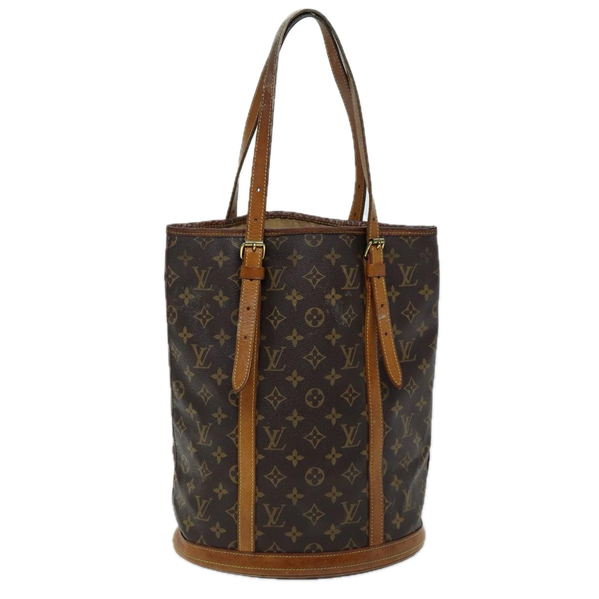 LOUIS VUITTON Monogram Bucket GM Shoulder Bag M42236 LV Auth 74163