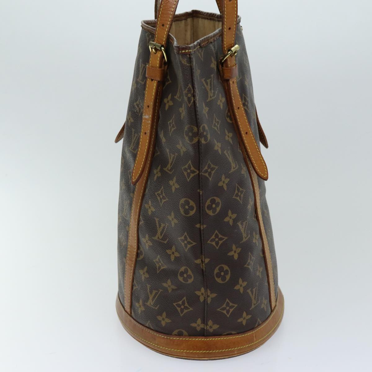 LOUIS VUITTON Monogram Bucket GM Shoulder Bag M42236 LV Auth 74163