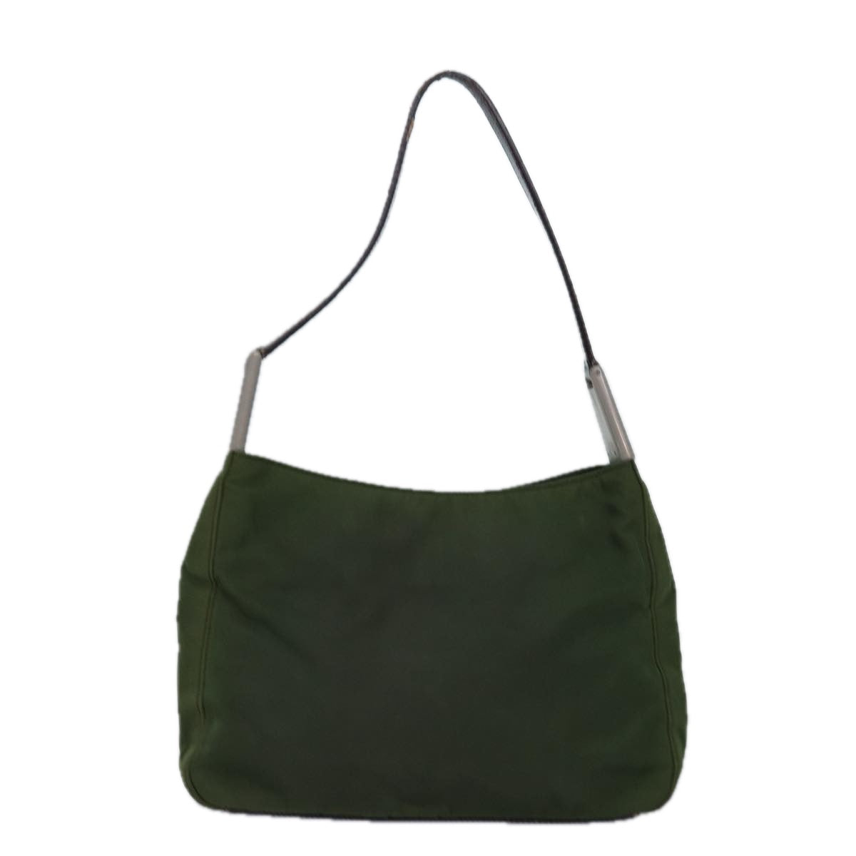 PRADA Shoulder Bag Nylon Khaki Auth 74196 - 0