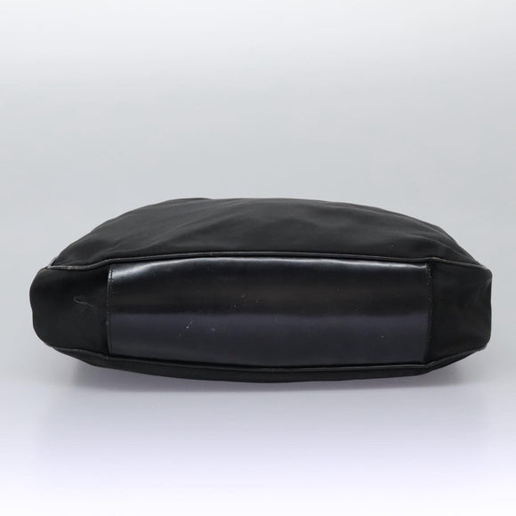 GUCCI Bamboo Hand Bag Nylon 2way Black 001 2058 1577 5 Auth 74234