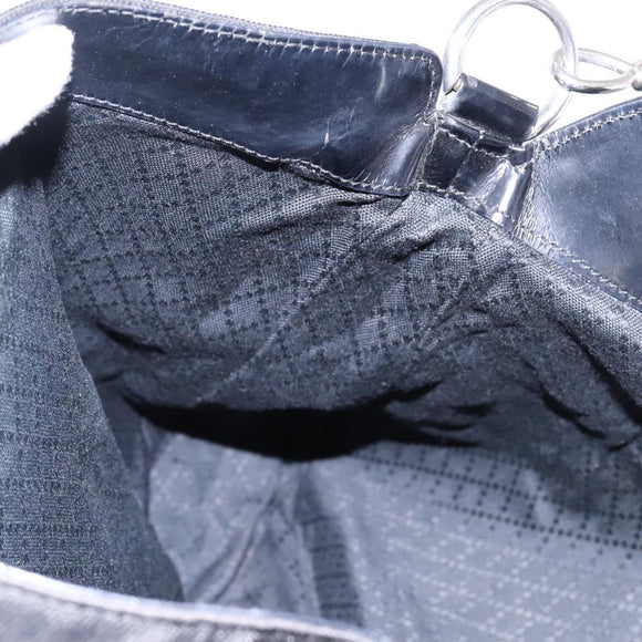 GUCCI Bamboo Hand Bag Nylon 2way Black 001 2058 1577 5 Auth 74234