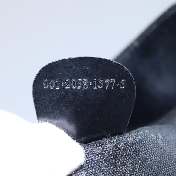 GUCCI Bamboo Hand Bag Nylon 2way Black 001 2058 1577 5 Auth 74234