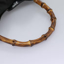 GUCCI Bamboo Hand Bag Nylon 2way Black 001 2058 1577 5 Auth 74234-8