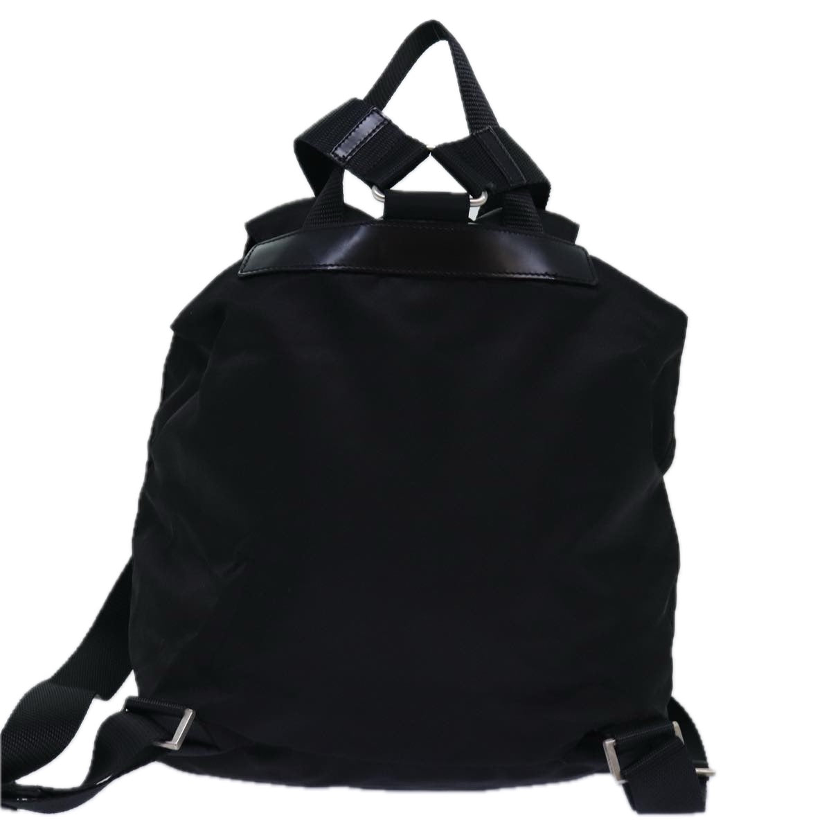 PRADA Backpack Nylon Black Auth 74259 - 0