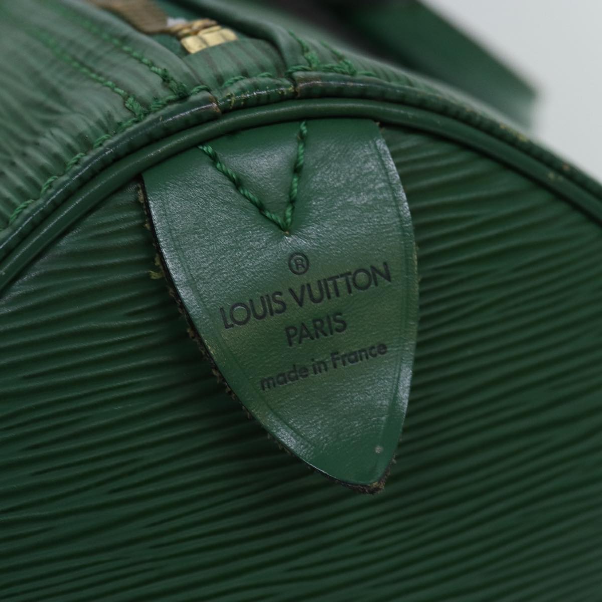 LOUIS VUITTON Epi Speedy 30 Hand Bag Borneo Green M43004 LV Auth 74274