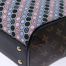 LOUIS VUITTON Monogram Kimono MM Tote Bag Red Navy M42850 LV Auth 74277S-16