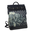 LOUIS VUITTON Monogram Savanna Steamer Backpack Black M54126 LV Auth 74279SA-1