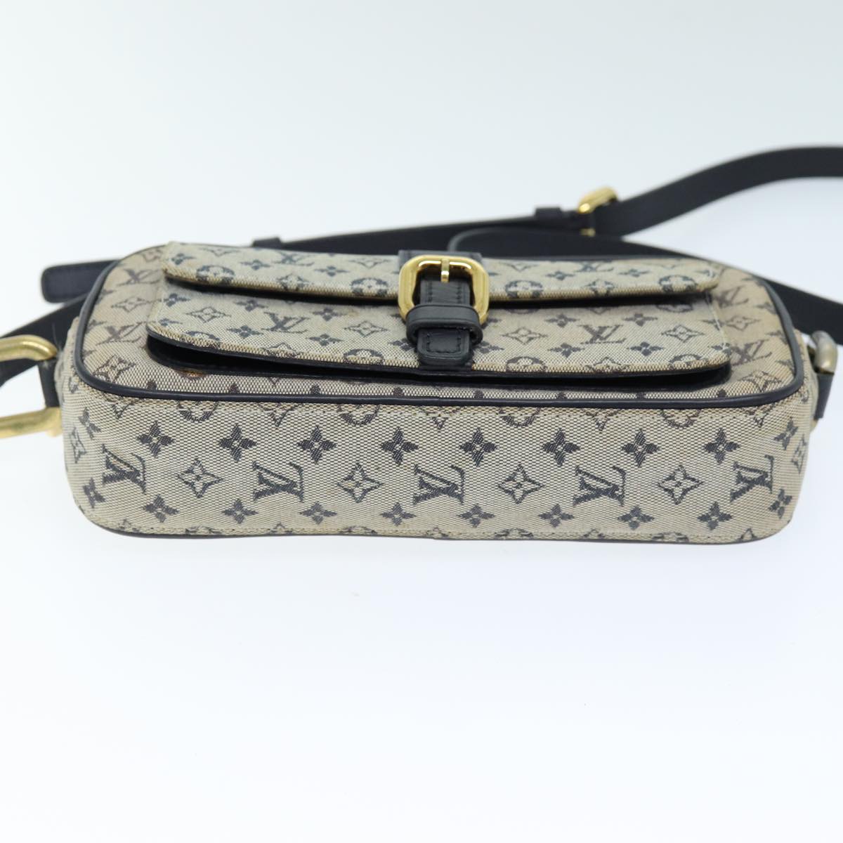 LOUIS VUITTON Monogram Mini Juliet MM Shoulder Bag Blue M92004 LV Auth 74287