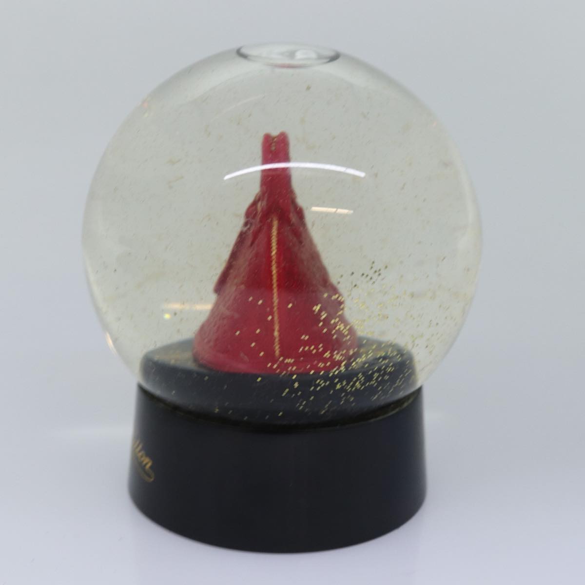 LOUIS VUITTON Snow Globe Alma VIP Limited Clear Red LV Auth 74292