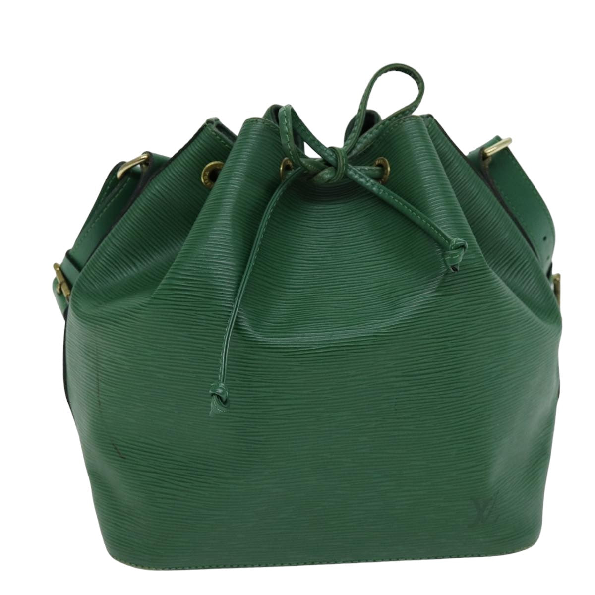 LOUIS VUITTON Epi Petit Noe Shoulder Bag Green M44104 LV Auth 74295