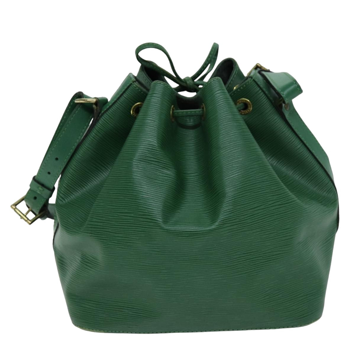 LOUIS VUITTON Epi Petit Noe Shoulder Bag Green M44104 LV Auth 74295