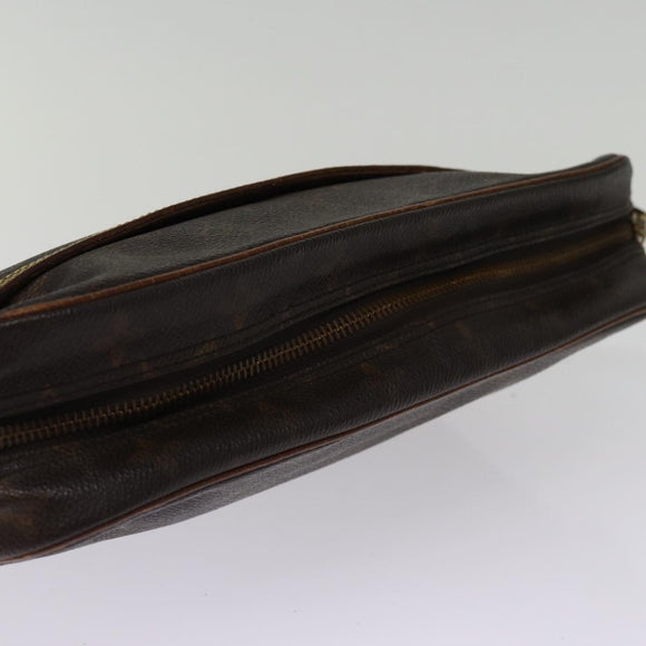 LOUIS VUITTON Monogram Compiegne 28 Clutch Bag M51845 LV Auth 74301