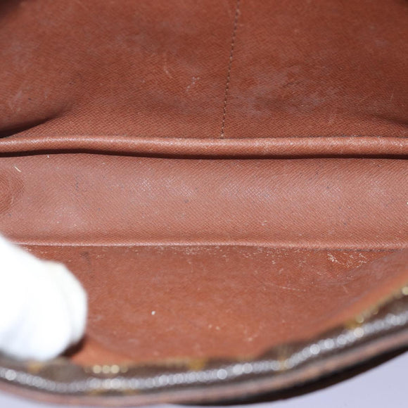 LOUIS VUITTON Monogram Compiegne 28 Clutch Tasche M51845 LV Auth 74303